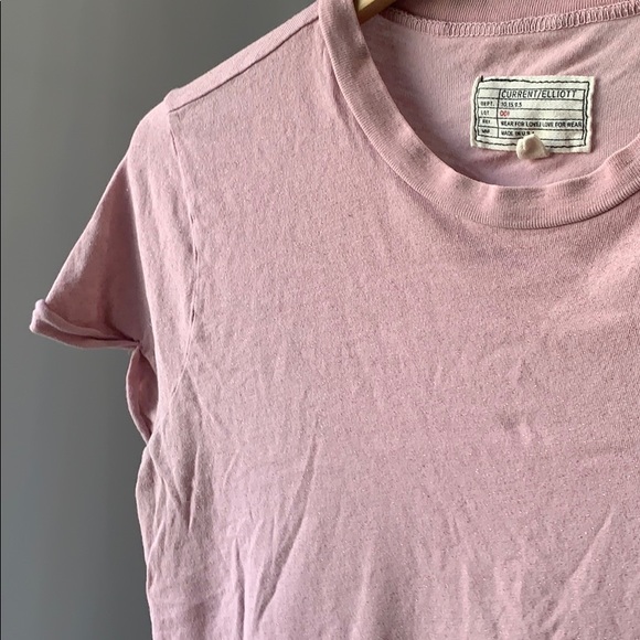 Current/Elliot // Baby Pink Tee - Picture 4 of 6